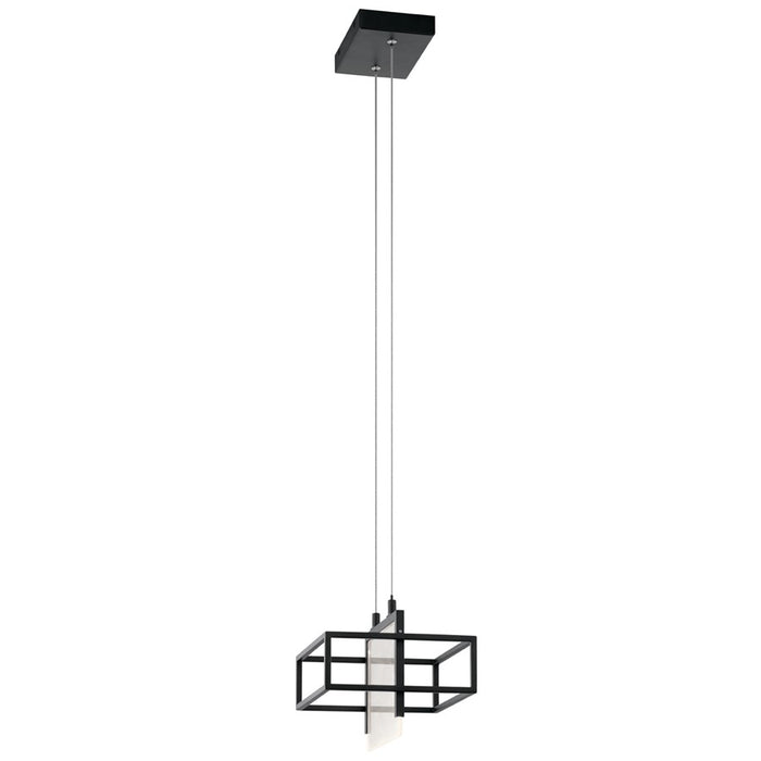 Elan Vega 1 Light Mini Pendant, Matte Black