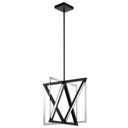 Elan Axis 5 Light 20" LED Pendant, Matte Black - 84082