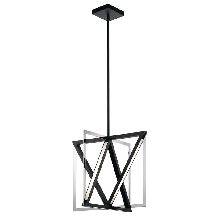 Elan Axis 5 Light 20" LED Pendant, Matte Black - 84082