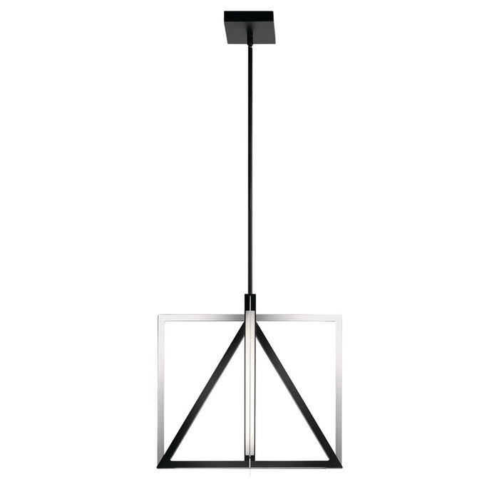 Elan Axis 5 Light 20" LED Pendant, Matte Black