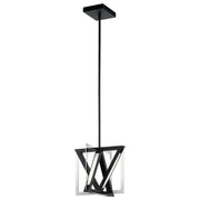 Elan Axis 5 Light LED Pendant, Matte Black - 84083