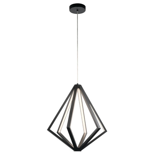 Elan Everest 6 Light LED Chandelier 1 Tier Medium, Etched Acrylic
