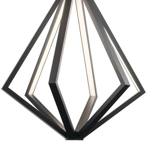 Elan Everest 6 Light LED Chandelier 1 Tier Medium, Etched Acrylic