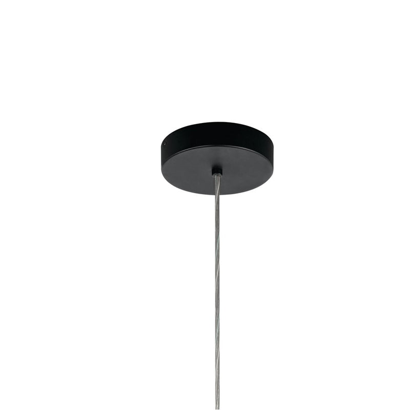 Elan Everest 6 Light 25" Chandelier 1 Tier, Matte Black