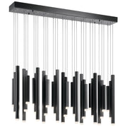 Elan Soho 33 Light Chandelier Linear, Black - 84099