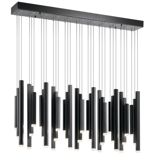 Elan Soho 33 Light Chandelier Linear, Black - 84099