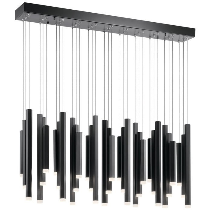 Elan Soho 33 Light Chandelier Linear, Black - 84099