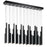 Elan Soho 33 Light Chandelier Linear, Black