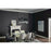 Elan Soho 11 Light LED Linear Chandelier, Black/Etched Acrylic