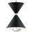 Elan Kordan 2 Light 11" Mini Pendant, Matte Black