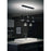 Elan Kordan 5 Lt LED Linear Chandelier, Matte Black/Polycarbonate