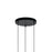 Elan Kordan 6 Light Cluster Pendant, Matte Black - 84114