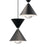 Elan Kordan 6 Light Cluster Pendant, Matte Black