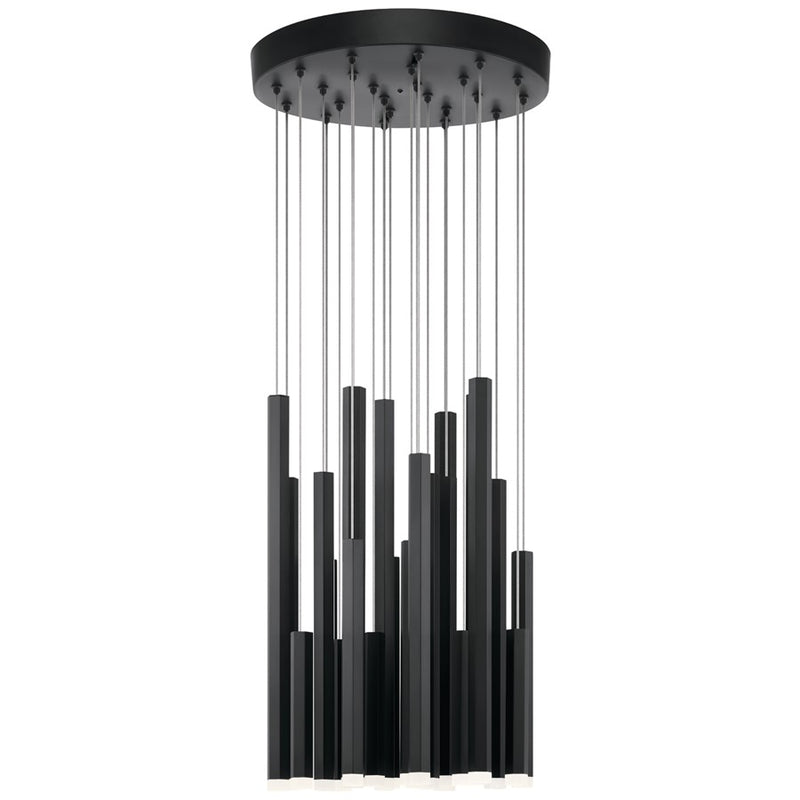 Elan Soho 24 Light Cluster Pendant, Black