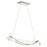 Elan Rowan 1 Light 36" Chandelier Linear, Chrome/Clear Satin Etched - 84125