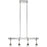 Elan Ayse 3Lt Chandelier Linear, Black/Clear Bubble Optical Crystal