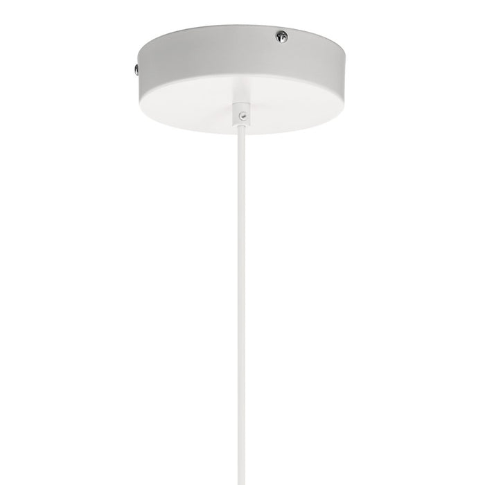 Elan Kordan LED Mini Pendant, Matte Black/Clear Polycarbonate