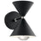 Elan Kordan 2 Light Wall Bracket, Matte Black - 84131