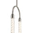 Elan Delsey 1 Light LED Mini Pendant, Polished Nickel/Clear