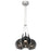 Elan Zin 3 Light LED Cluster Pendant, Chrome/Smoke