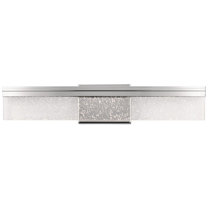 Elan Laris LED Bath Vanity, Chrome/Clear Bubble