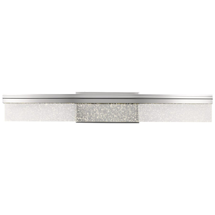 Elan Laris LED Bath Vanity, Chrome/Clear Bubble