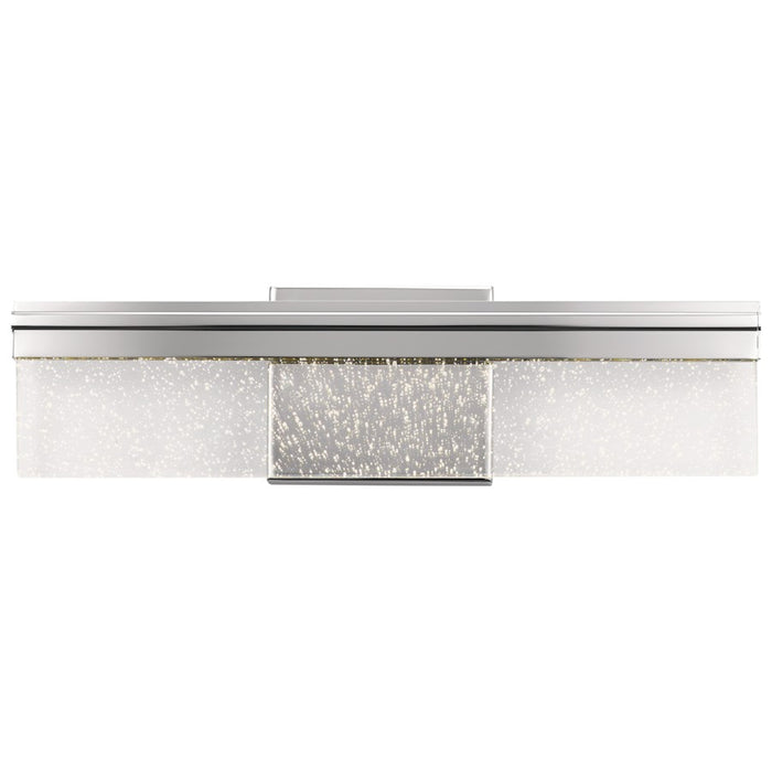 Elan Laris LED Bath Vanity, Chrome/Clear Bubble