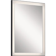 Elan Ryame 24" Lighted Mirror, Matte Black/Mirror - 84167