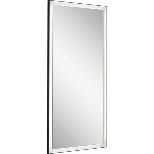 Elan Ryame 30" Lighted Mirror, Matte Black/Mirror - 84171