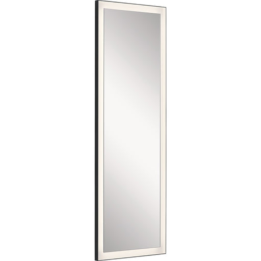 Elan Ryame 20" Lighted Mirror, Matte Black/Mirror - 84173