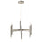 Elan Kizette 12 Light Chandelier 1 Tier, Brushed Nickel