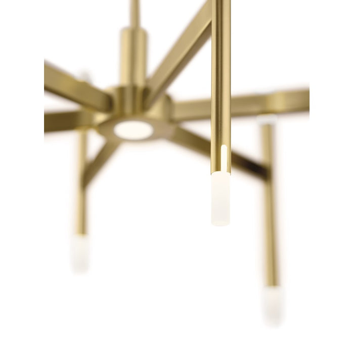 Elan Kizette 12 Light Chandelier 1 Tier, Champagne Gold