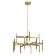 Elan Kizette 24 Light Chandelier 2 Tier, Champagne Gold - 84178