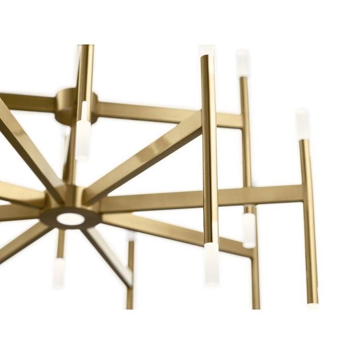 Elan Kizette 24 Light Chandelier 2 Tier, Champagne Gold