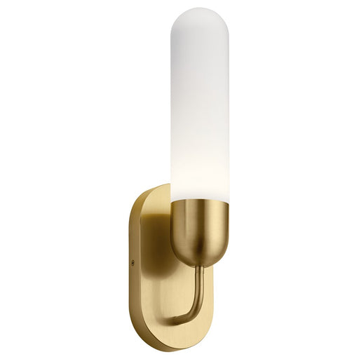 Elan Sorno 1 Light Wall Bracket, Champagne Gold/Satin Etched Cased Opal