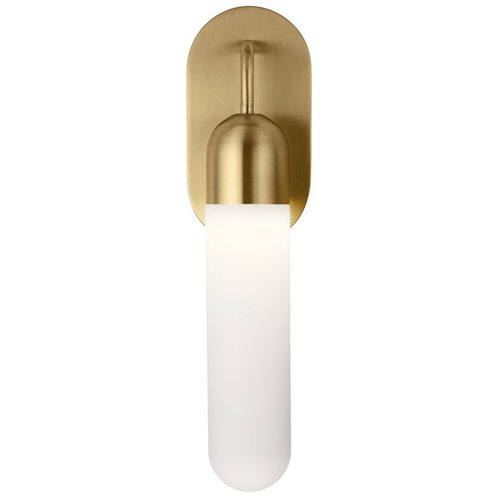 Elan Sorno 1 Light Wall Bracket, Champagne Gold/Satin Etched Cased Opal