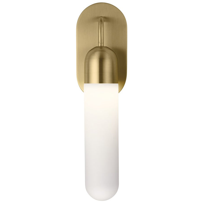 Elan Sorno 1 Light Wall Bracket, Champagne Gold/Satin Etched Cased Opal