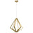 Elan Everest 6 Light 25" Chandelier 1 Tier Medium, Champagne Gold - 84199