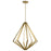 Elan Everest 8 Light 32" Chandelier 1 Tier Large, Champagne Gold - 84200