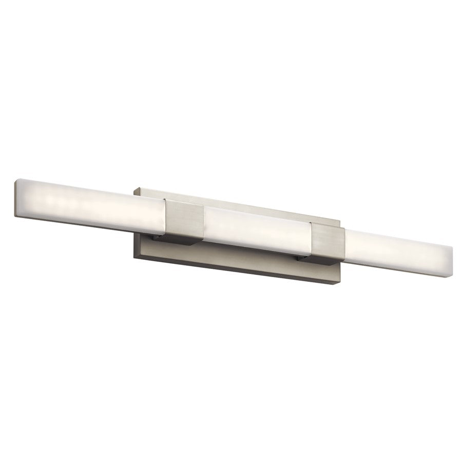 Elan Neltev 1 Light 36" Linear Bath Light, Satin Nickel - 84202