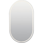 Elan Menillo 32" LED Vanity Mirror, White/Etched - 86008