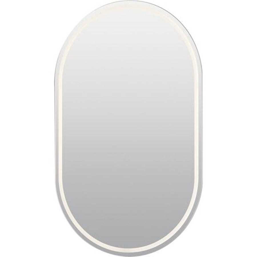 Elan Menillo 32" LED Vanity Mirror, White/Etched - 86008