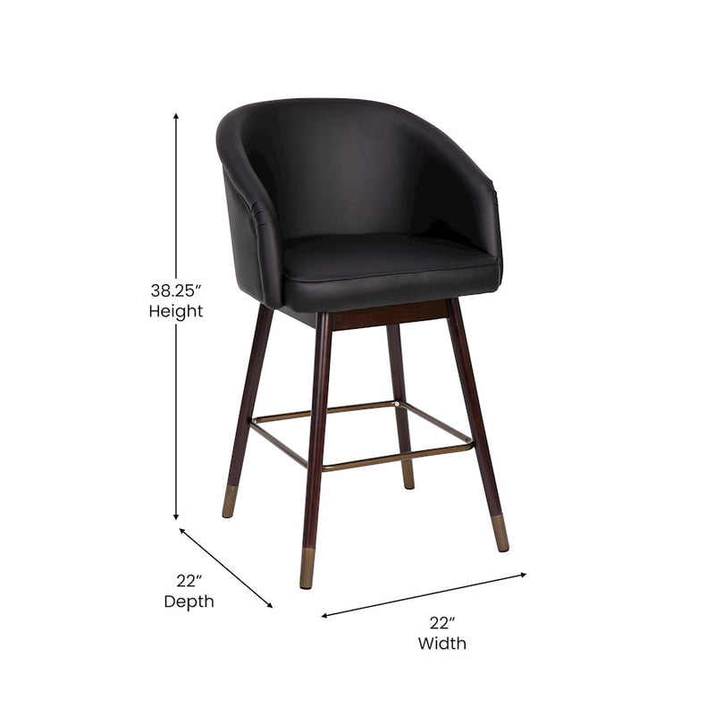 Flash Furniture Margo 26" Barstool, Pack Of 2