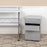 Flash Furniture Modern 3-Drawer Filing Cabinet