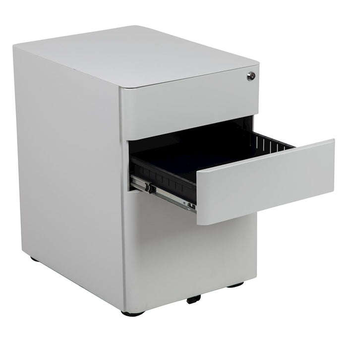 Flash Furniture Modern 3-Drawer Filing Cabinet