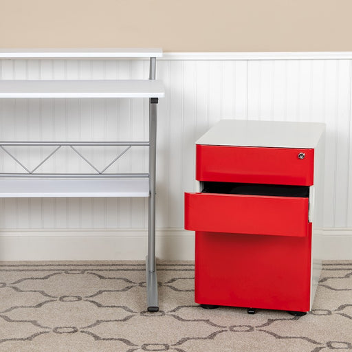 Flash Furniture Modern 3-Drawer Filing Cabinet