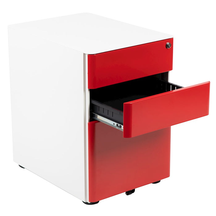 Flash Furniture Modern 3-Drawer Filing Cabinet