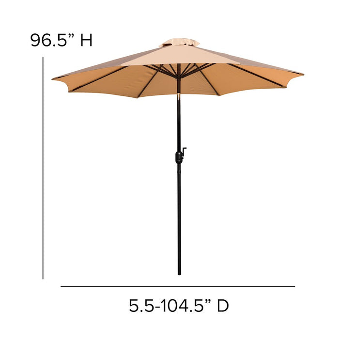Flash Furniture Lark 3 Pc Patio Set, Table