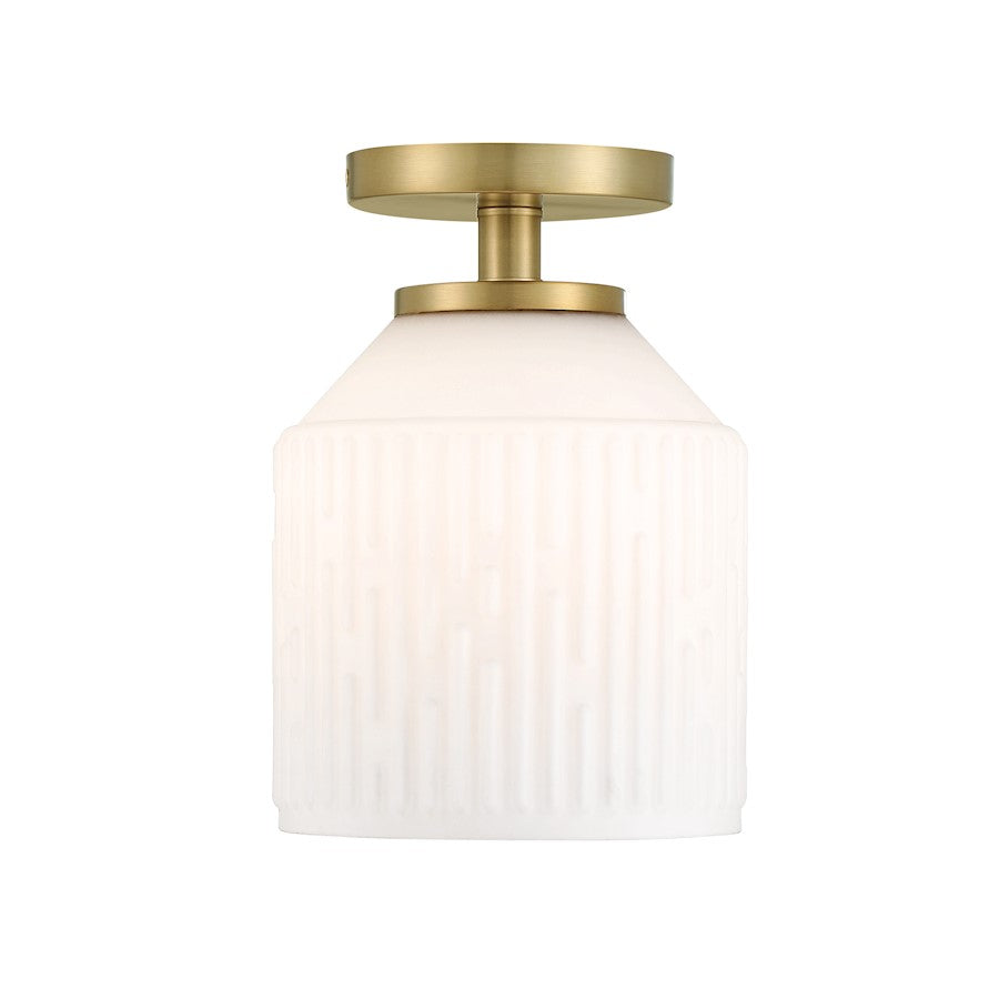 Designers Fountain Ele 7.25" 1Lt Semi Flush Mount