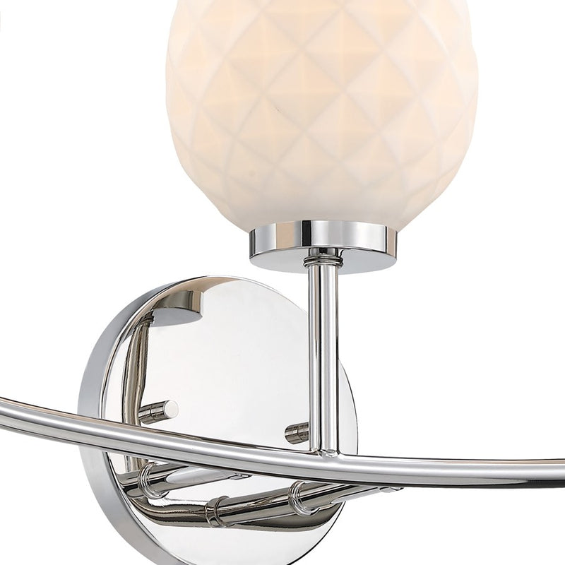 Designers Fountain Dita 3Lt 23" Vanity, Nickel/Etched Opal